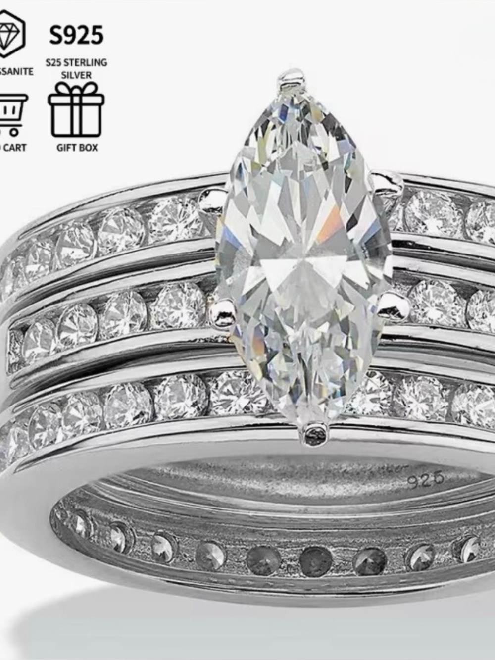 NWT-5.0 CT.TW SS 3-pc marquee wedding set